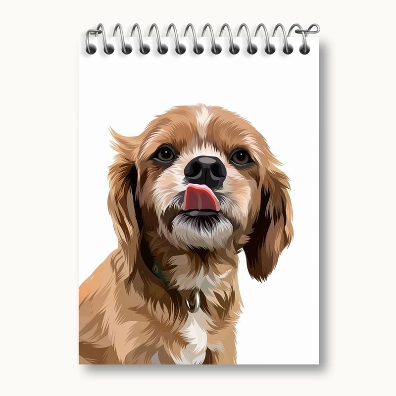 دفتر یادداشت 50 برگ خندالو مدل سگ کد 28270