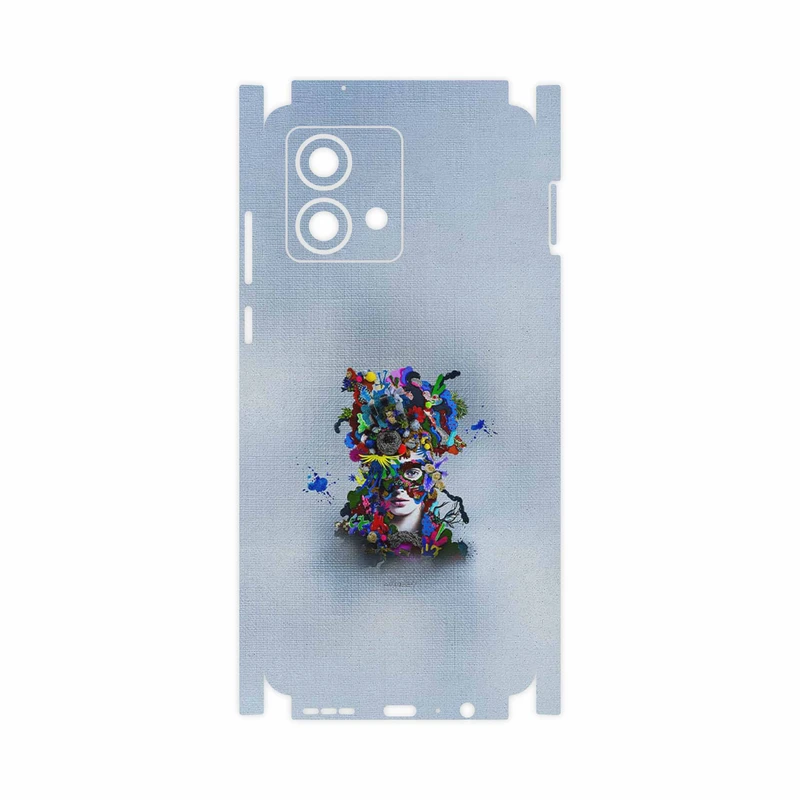 برچسب پوششی ماهوت مدل Collage of surreal Portrait of Women 4-FullSkin مناسب برای گوشی موبایل موتورولا Moto G84