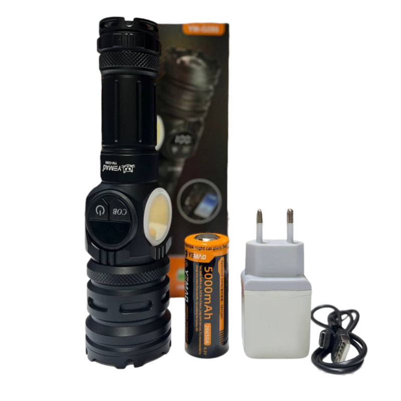 چراغ قوه دستی یئماو مدل YM-G280 با نور مهتابی