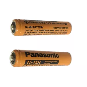   باتری نیم قلمی قابل شارژ تلفن بی سیم پاناسونیک مدل  (Ni-MH/HHR-55AAAB(HRMR03  بسته دو عددی