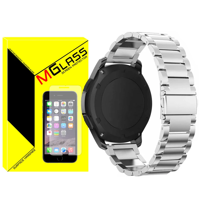 بند ام‌گلس مدل 3Bead-MG مناسب برای ساعت هوشمند سامسونگ Galaxy watch 4 / watch 5 / watch 6