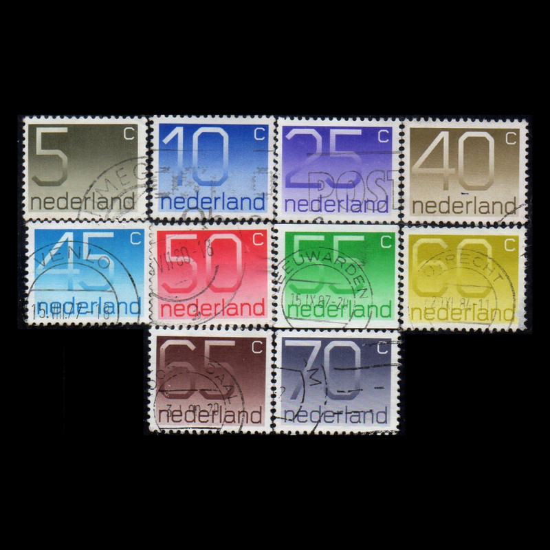 تمبر یادگاری مدل خارجی مجموعه 10 عددی