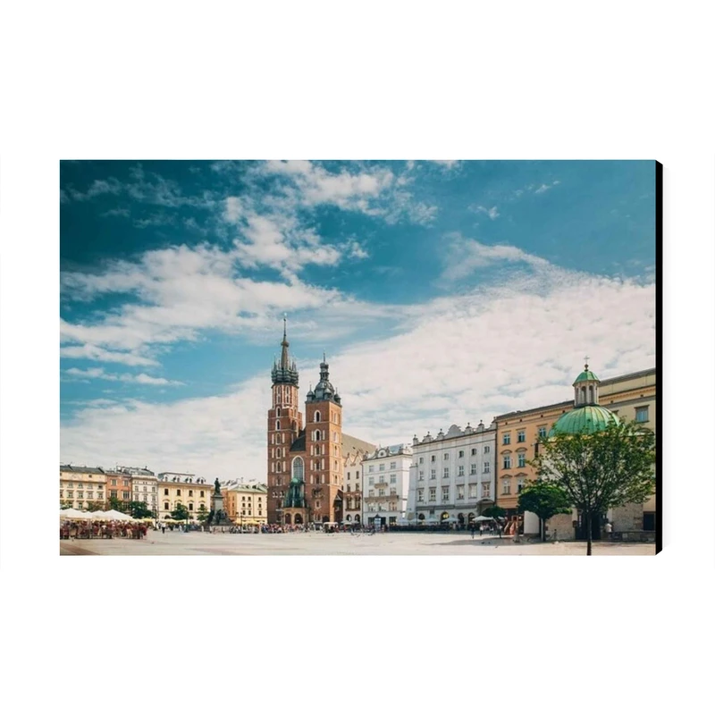 تابلو شاسی عرش طرح گردشگری لهستان مدل میدان بازار اصلی کراکوف کد As5857
