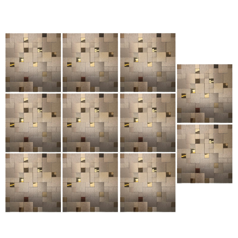 دیوارپوش مدل پازلی تایل پشت چسبدار کد 20041 بسته 11 عددی دیوارپوش مدل پازلی تایل پشت چسبدار کد 20041 بسته 11 عددی