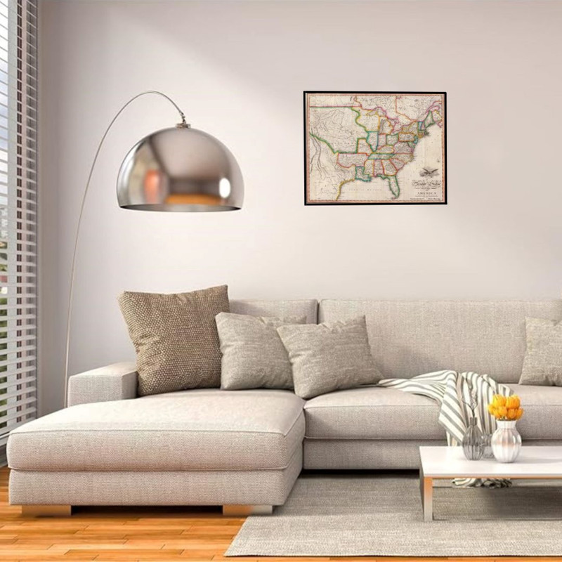 پوستر مدل  چاپ نقشه تاریخی هنری