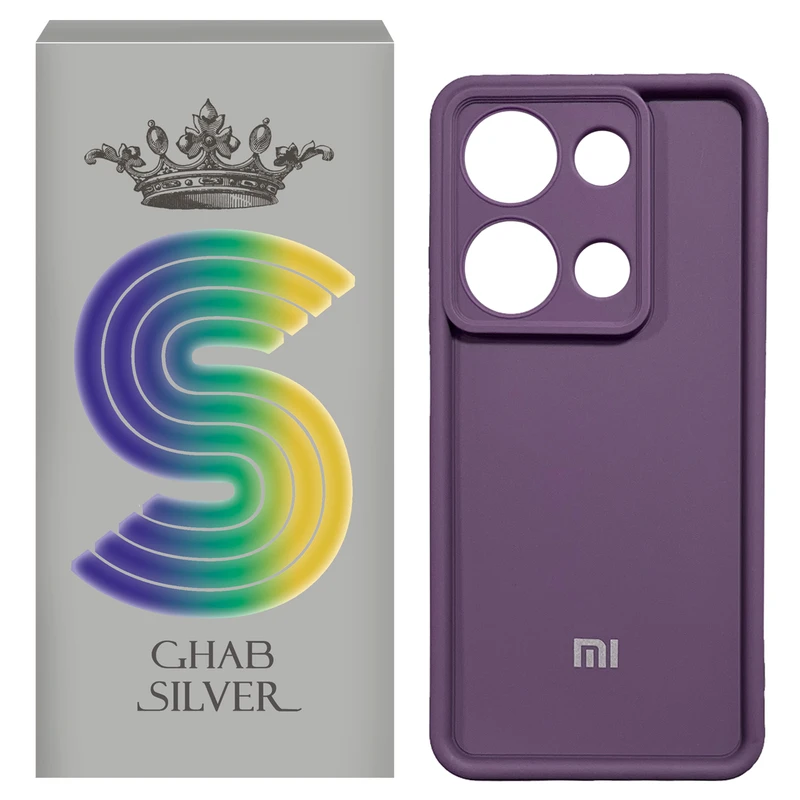 کاور قاب سیلور مدل سالیدکالر مناسب برای گوشی موبایل شیائومی Redmi Note 13 Pro 4G / Poco M6 Pro