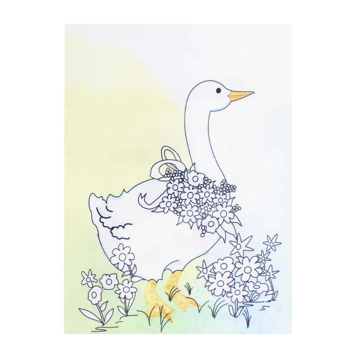 بسته گلدوزی نمونه مدل قو کد 81 مجموعه 3 عددی