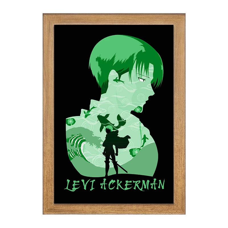 تابلو خندالو مدل آرن یگر انیمه اتک آن تایتان کد F804