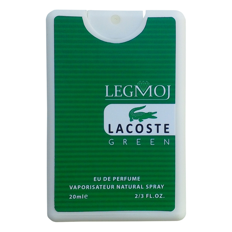 عطر جیبی مردانه لغموژ مدل Lacoste Essential حجم 20 میلی لیتر