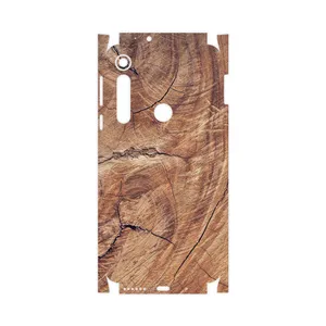 MAHOOT Wood Texture 5-FullSkin Cover Sticker for Motorola One Macro