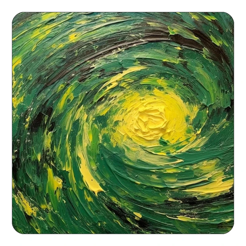 مگنت کاکتی طرح نقاشی رنگ روغن مدل mp71749