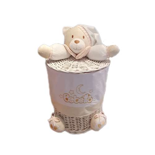 سبد رخت چرک کودک مدل خرس نانان