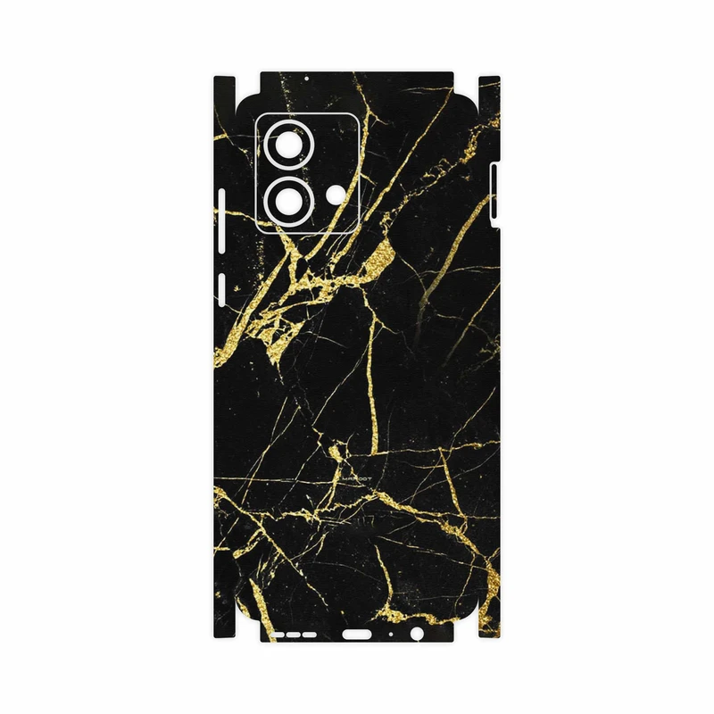 برچسب پوششی ماهوت مدل Graphite_Gold_Marble-FullSkin مناسب برای گوشی موبایل موتورولا Moto G84