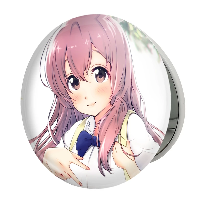 آینه جیبی خندالو طرح شوکو نیشیمیا انیمه سایلنت ویس A Silent Voice مدل تاشو کد 15816 