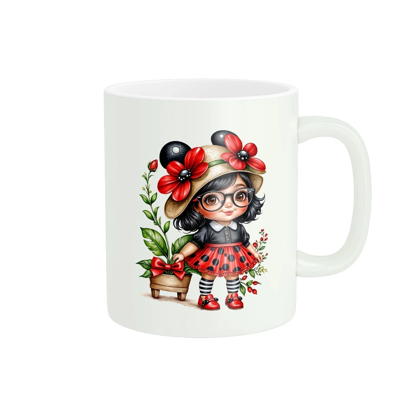 ماگ پاد آفرین طرح دختر کد 1203