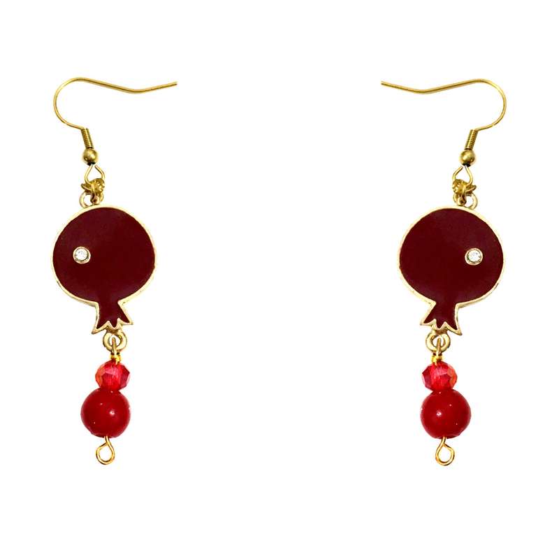 گوشواره دخترانه رزالیا طرح انار مدل REGU-1 گوشواره دخترانه رزالیا طرح انار مدل REGU-1