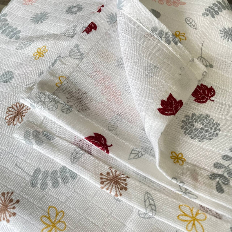 ملحفه کودک ویپو مدل MuslinBloom سایز 75x75 سانتی متر