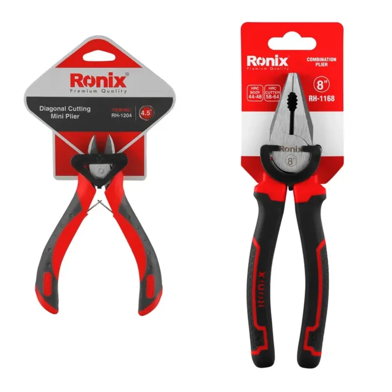 انبردست و انبر سیم چین رونیکس مدل 1168-1204