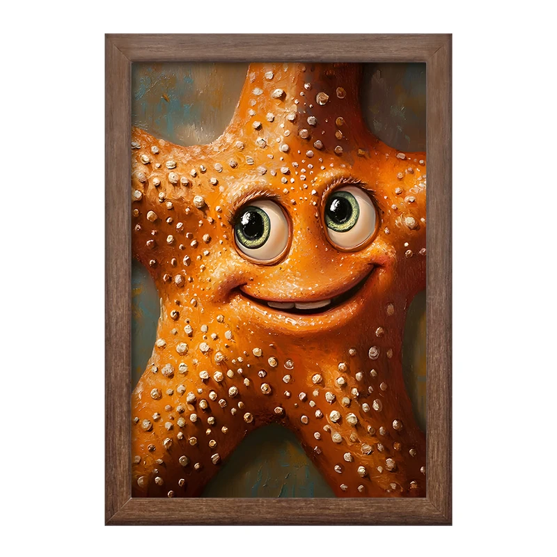 تابلو خندالو طرح ستاره دریایی کد F6503