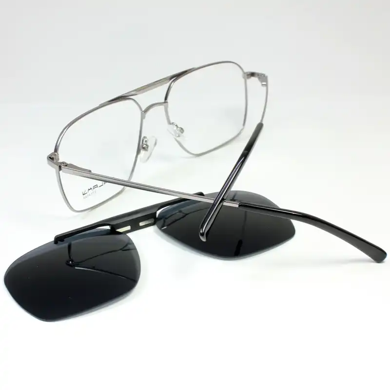 فریم عینک طبی گلکسی مدل 70153 به همراه کاور آفتابی