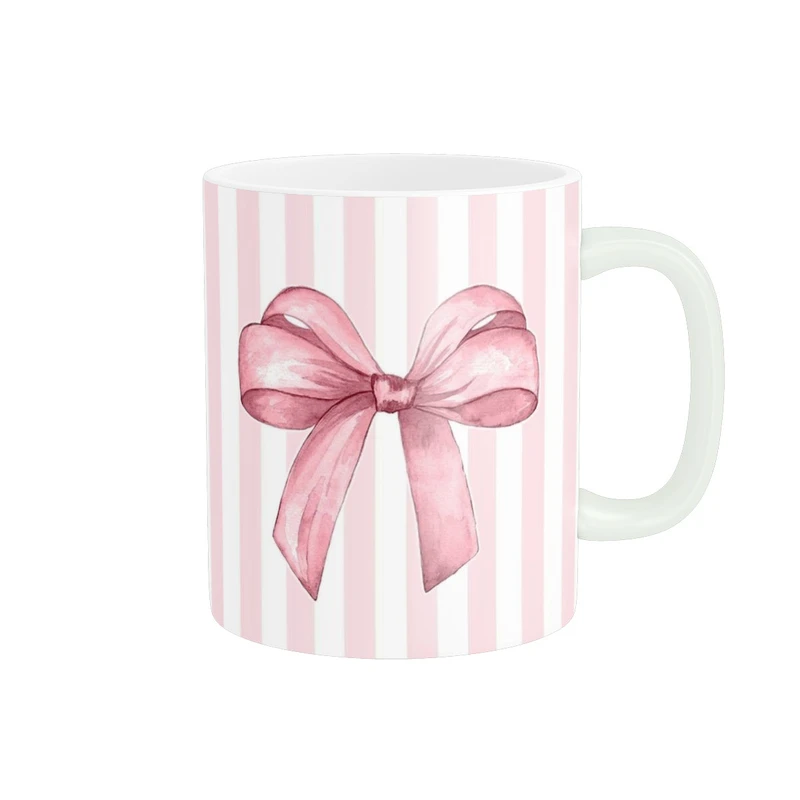 ماگ پاد آفرین مدل پاپیون راه راه فانتزی کد 757