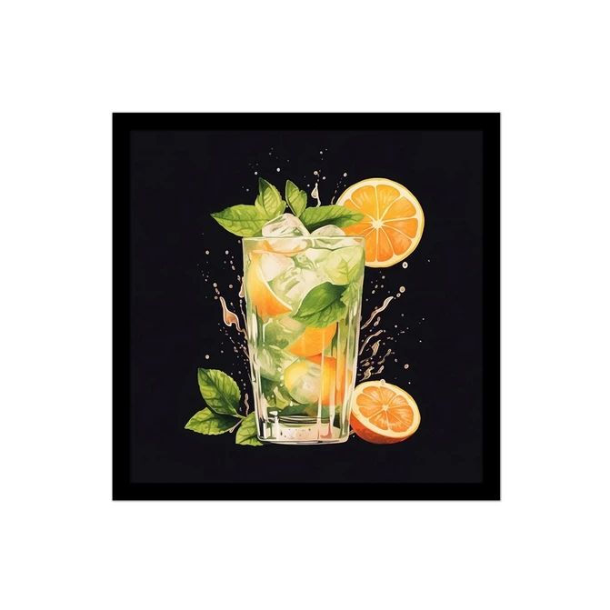 تابلو نوری بکلیت طرح نوشیدنی تابستانی مدل B-MID-15852