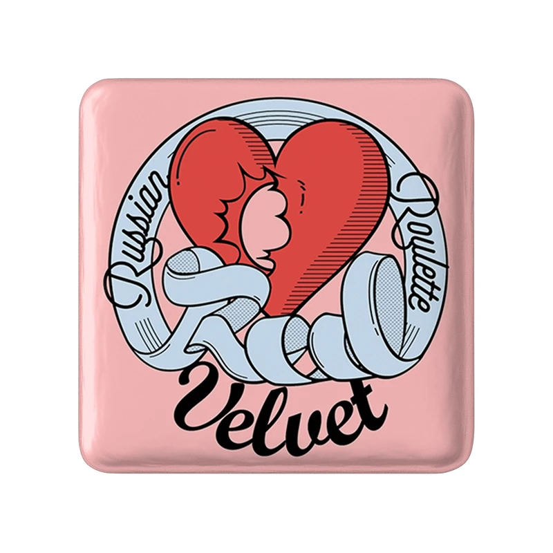 مگنت خندالو طرح گروه رد ولوت Red Velvet مدل مربعی کد 19694