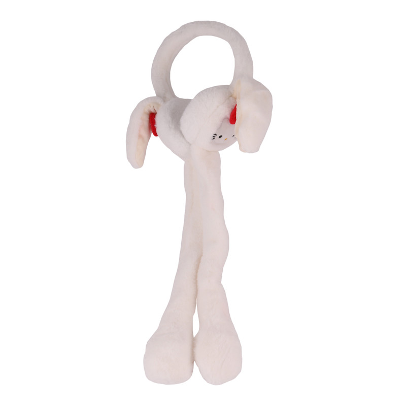 گوش گیر زمستانی دخترانه مدل پمپی طرح کیتی