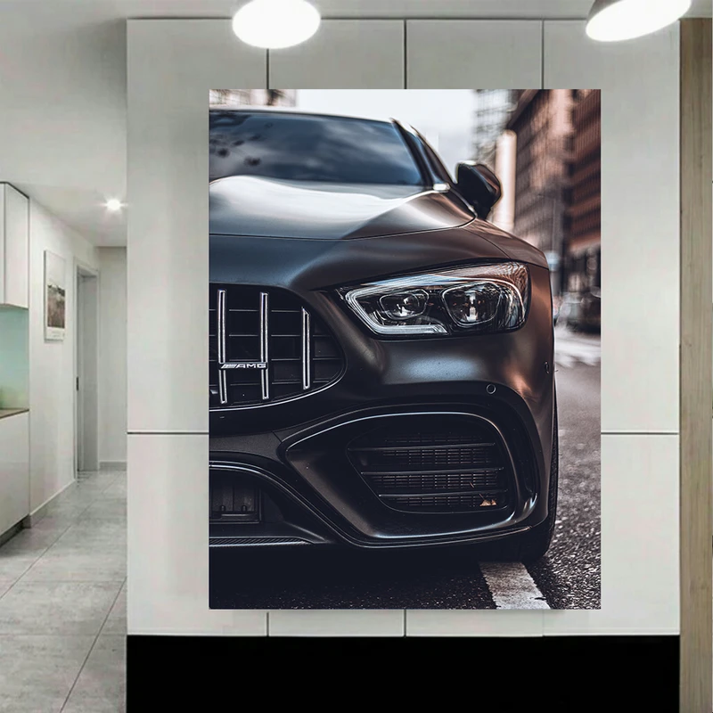 تابلو بوم طرح ماشین مدل بنز AMG GT 63S کد AR2604