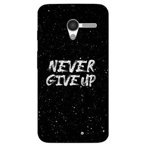 Megafone Never give up 1871 Cover For Motorola Moto X