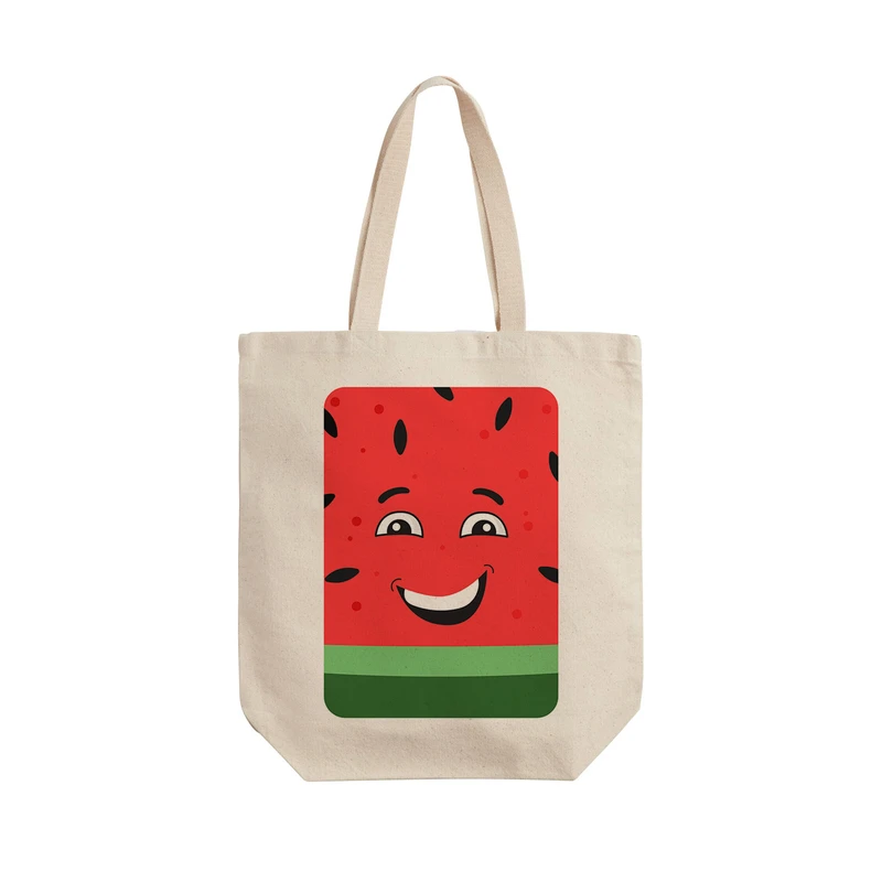 ساک خرید ترمه طراحان ایده مدل لبخند هندوانه کد trm239 - L