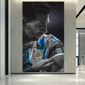 پوستر مدل بک لایت طرح کاپیتان مسی قهرمانی تیم ملی آرژانتین کد AR2820