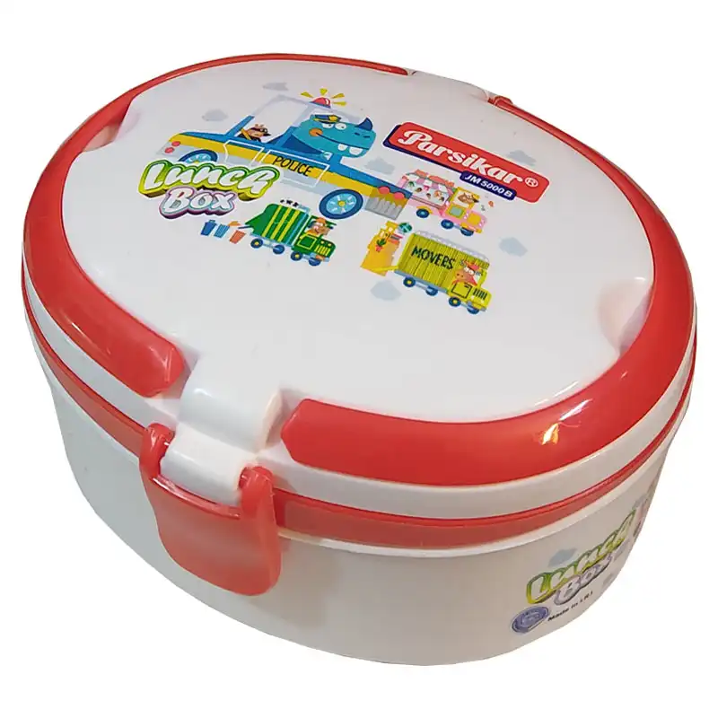 ظرف غذای کودک پارسیکار طرح کرگدن پلیس کد JM5000B