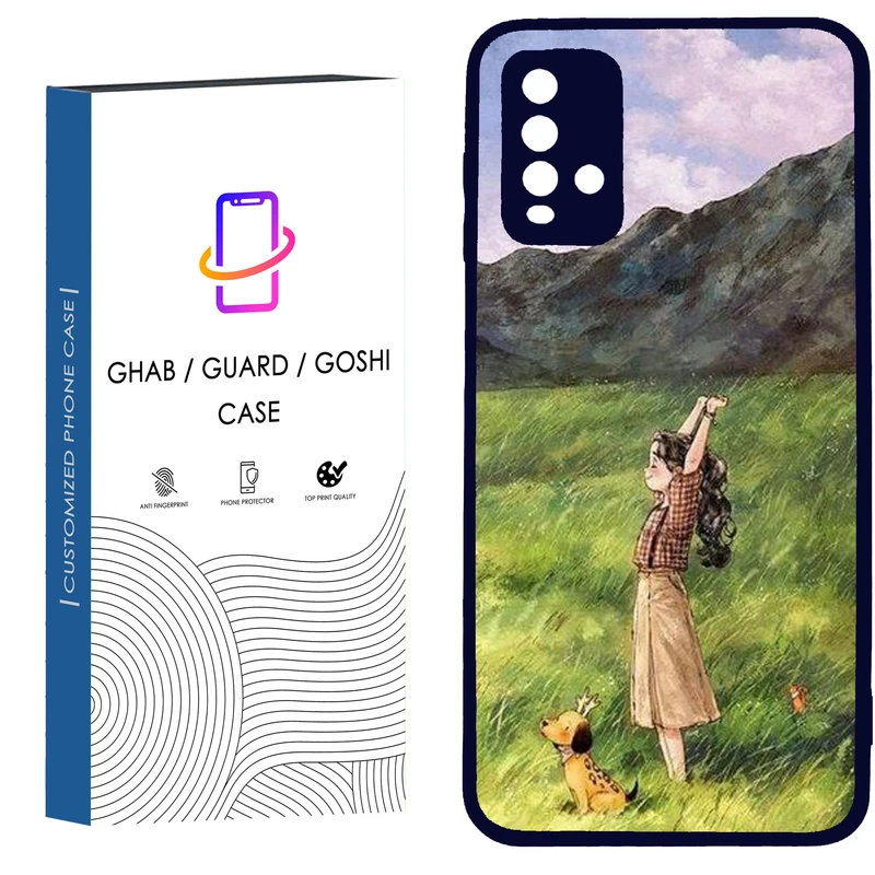 کاور قاب گارد گوشی طرح دخترانه کد - TPU - BN مناسب برای گوشی موبایل  شیائومی Redmi Note 9 4G / Redmi 9T