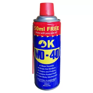 اسپری روان کننده و زنگ بر اوکی مدل WD-40 حجم 450 میلی لیتر 