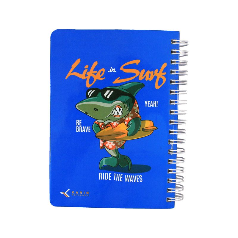 دفتر یادداشت ۸۰ برگ کارین مدل Like in Surf