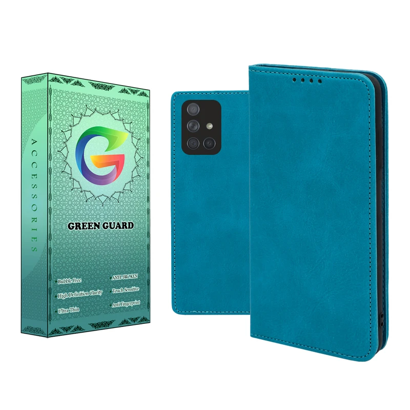 کیف کلاسوری گرین گارد طرح چرمی مدل Bitta مناسب برای گوشی موبایل سامسونگ Galaxy A71