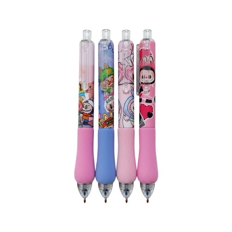 خودکار 0.5 میلی متری دکین مدل labubu بسته 4 عددی