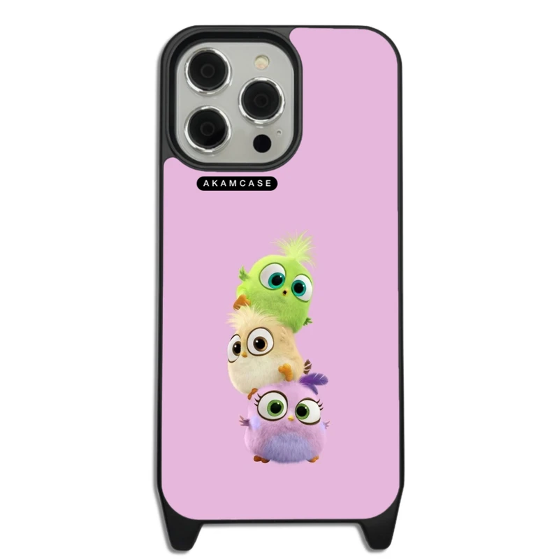 کاور آکام مدل AMC-WLA14PROMAX-ANGRY BIRDS1 مناسب برای گوشی موبایل اپل iPhone 14 Pro Max
