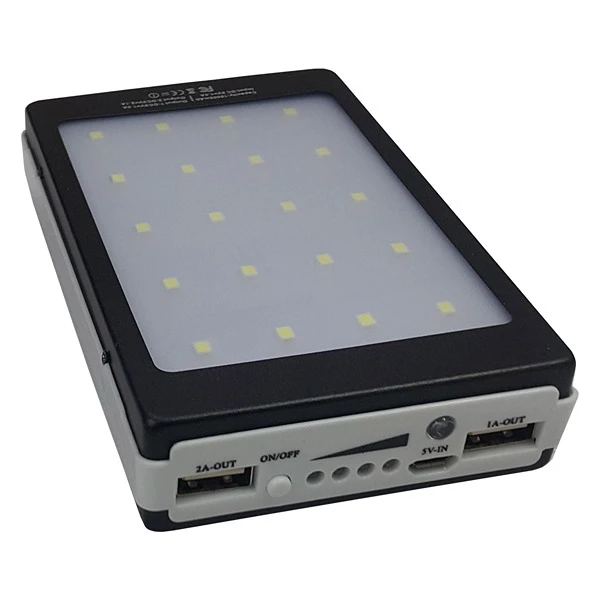 پاوربانک خورشیدی مدل SOLONIX ظرفیت 10000میلی آمپر ساعت