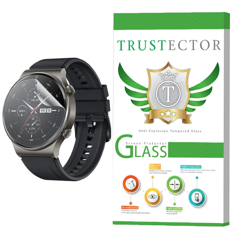 محافظ صفحه نمایش تراستکتور مدل TPWT-Glass مناسب برای ساعت هوشمند هوآوی GT2 pro 46mm