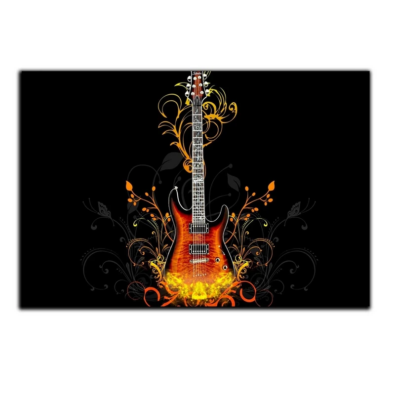 تابلو شاسی بکلیت طرح ساز موسیقی گیتار الکتریک مدل SH-5832