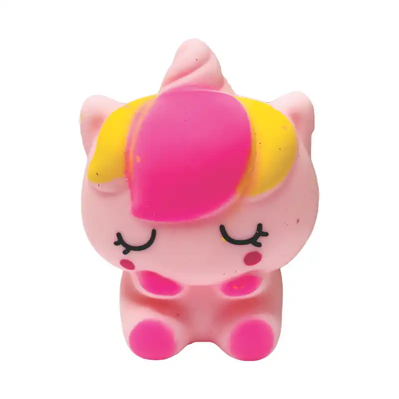 فیجت ضد استرس مدل یونیکورن خوابیده خامه ای