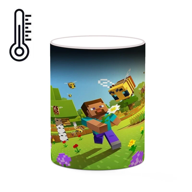 ماگ حرارتی کاکتی طرح ماینکرافت minecraft مدل mgh41295