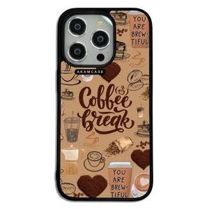 AKAM AMC-WA14PRO-COFFEE-18 Cover For Apple iPhone 14 Pro