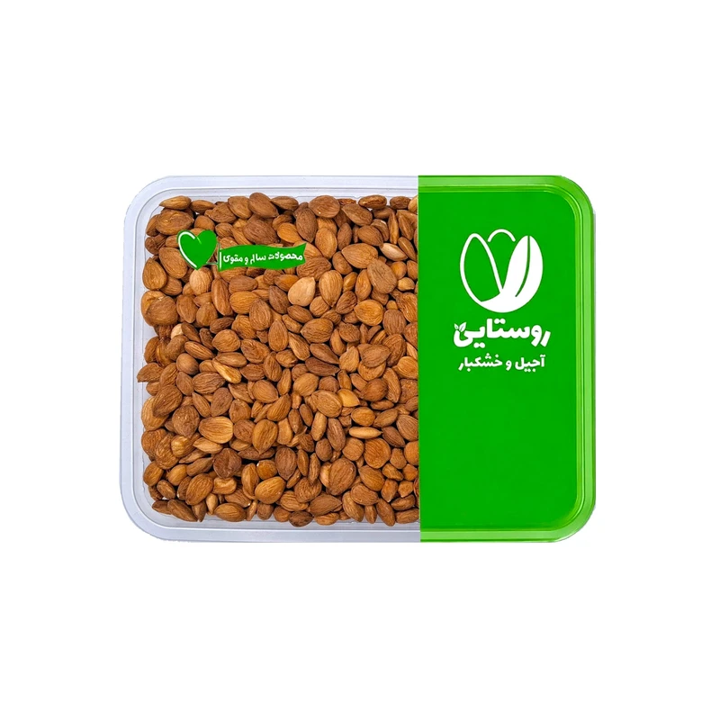 مغز هسته زردآلو خام روستایی - 250 گرم