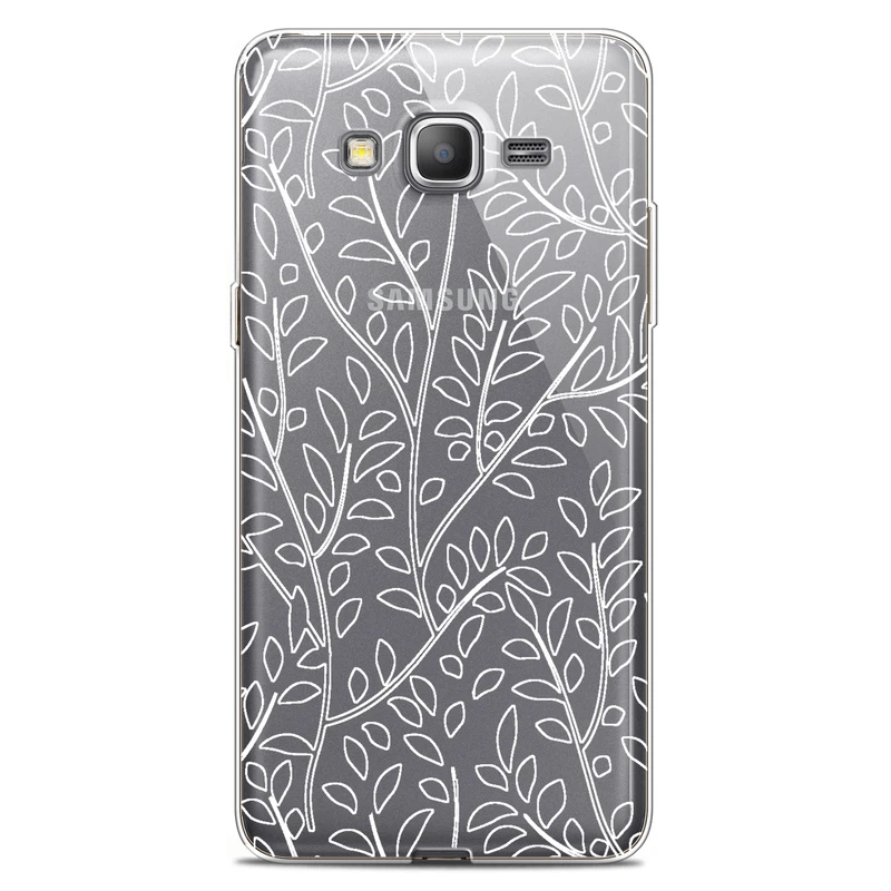 کاور مگافون طرح برگ مدل C45-W مناسب برای گوشی موبایل سامسونگ Galaxy J7 2015 / J7 Core