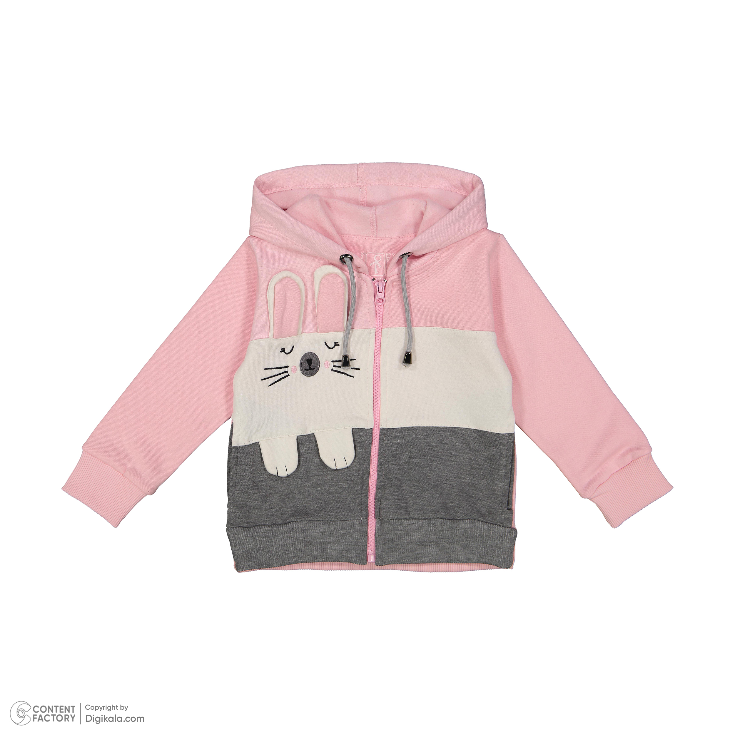 سویشرت دخترانه سون پون مدل g835 رنگ صورتی