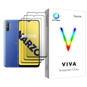 Junbo Viva Glass MIX003 Screen Protector For Realme Narzo 10A Pack Of 3