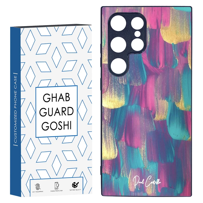 کاور قاب گارد گوشی طرح ابرنگ کد TPU-252 مناسب برای گوشی موبایل سامسونگ Galaxy S24 ULTRA